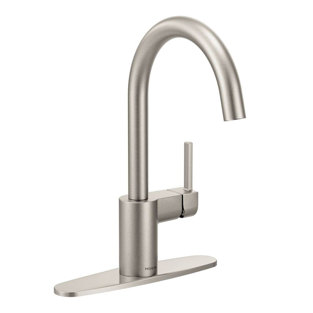 Align One-Handle High-Arc Modern Kitchen Faucet, Chrome