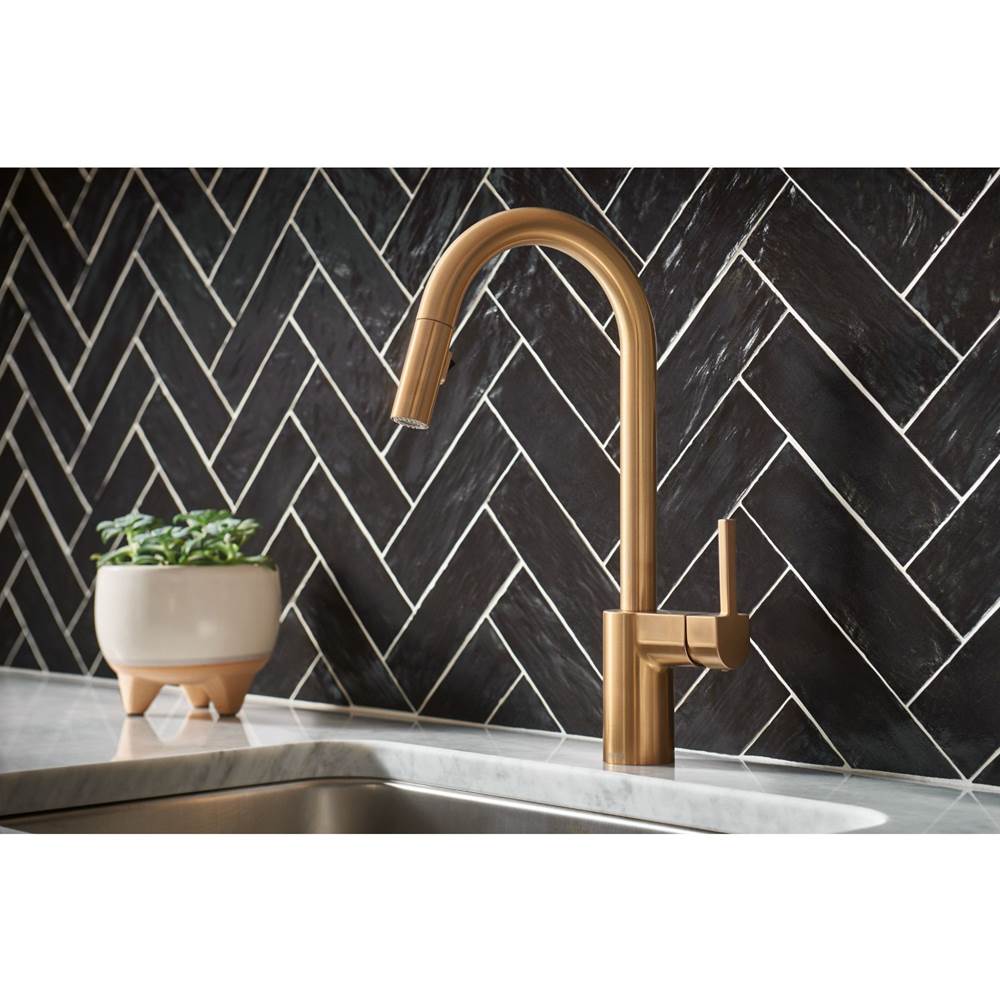 Align One-Handle Modern Kitchen Pulldown Faucet with Reflex and Power Clean Spray Technology, Chrome