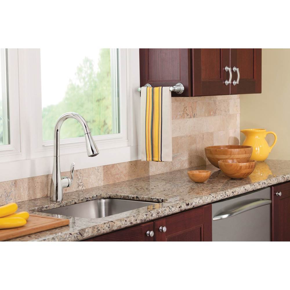 Arbor One-Handle Pulldown Kitchen Faucet Featuring Power Boost and Reflex, Chrome