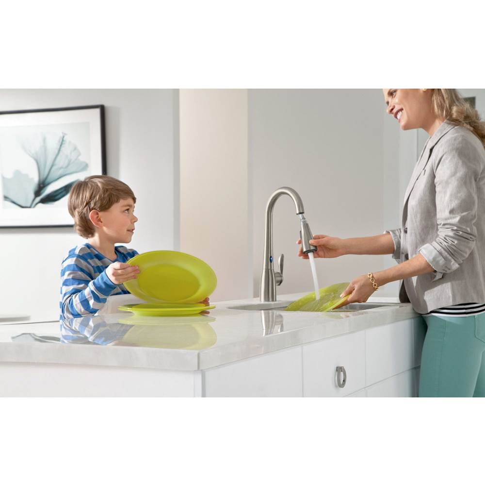 Arbor Motionsense Two-Sensor Touchless One-Handle Pulldown Kitchen Faucet Featuring Power Clean, Spot Resist Stainless