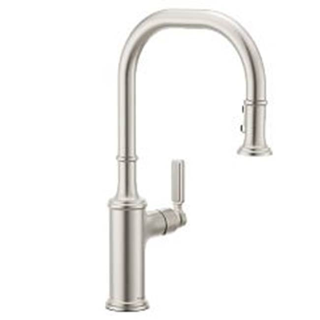 Moen - Spot Resist Stainless One-Handle Pulldown Kitchen Faucet - Spot Resist Stainless