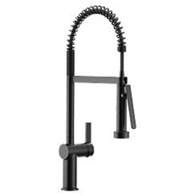 Moen - Matte Black One-Handle Pulldown Kitchen Faucet - Matte Black