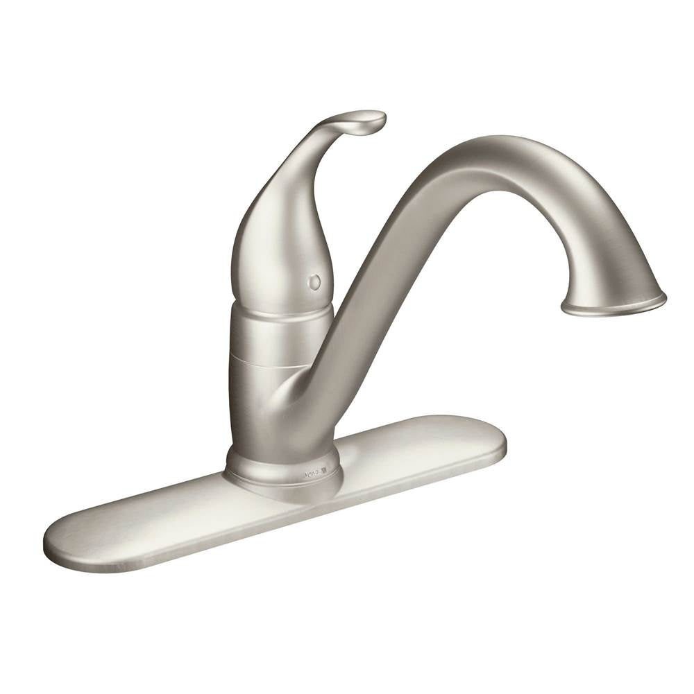Camerist One-Handle Low Arc Kitchen Faucet, Chrome