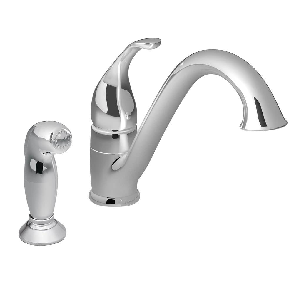 Camerist One-Handle Low Arc Kitchen Faucet, Chrome