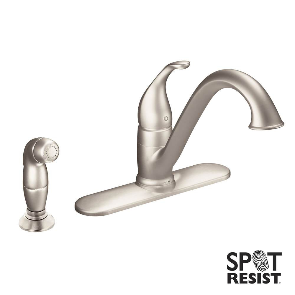 Camerist One-Handle Low Arc Kitchen Faucet, Chrome