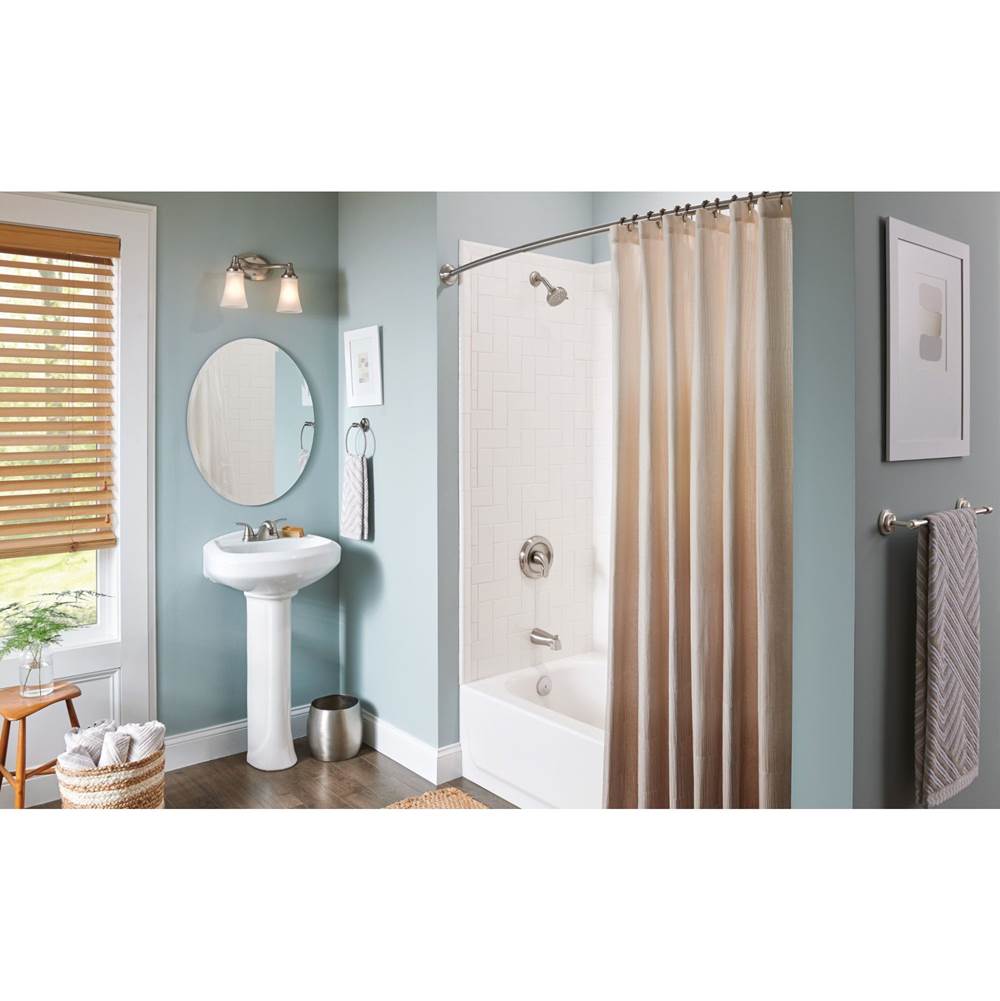 Brushed Nickel Towel Ring