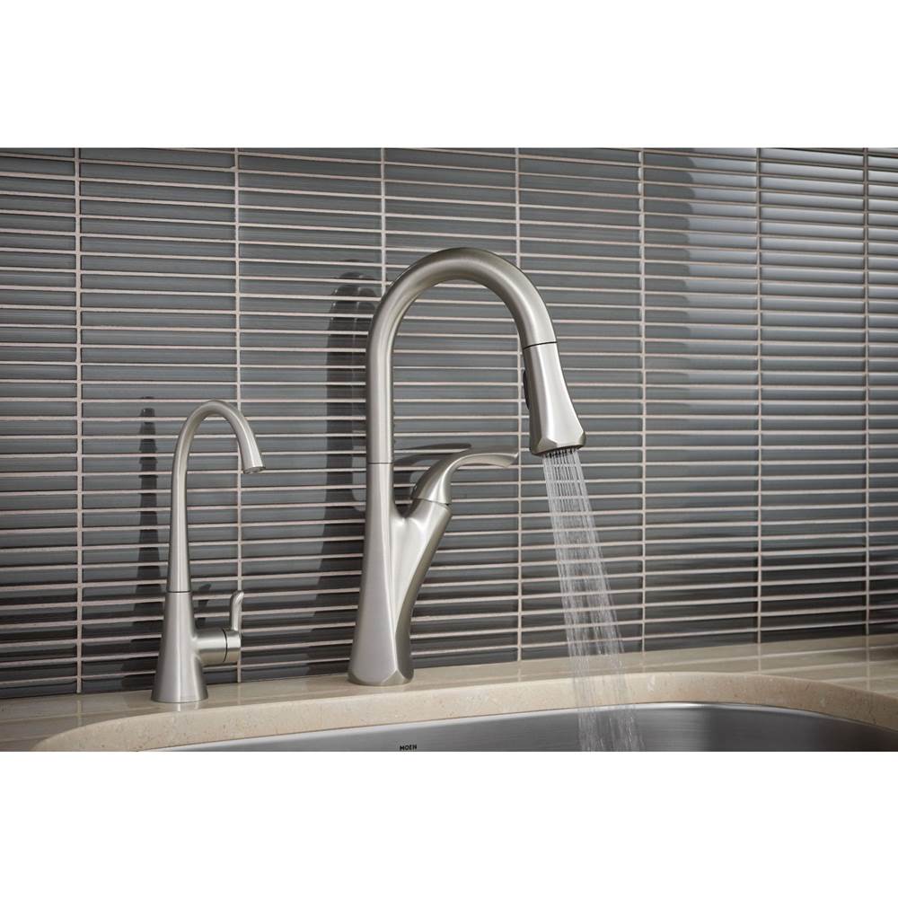 Sip Transitional Cold Water Kitchen Beverage Faucet with Optional Filtration System, Chrome