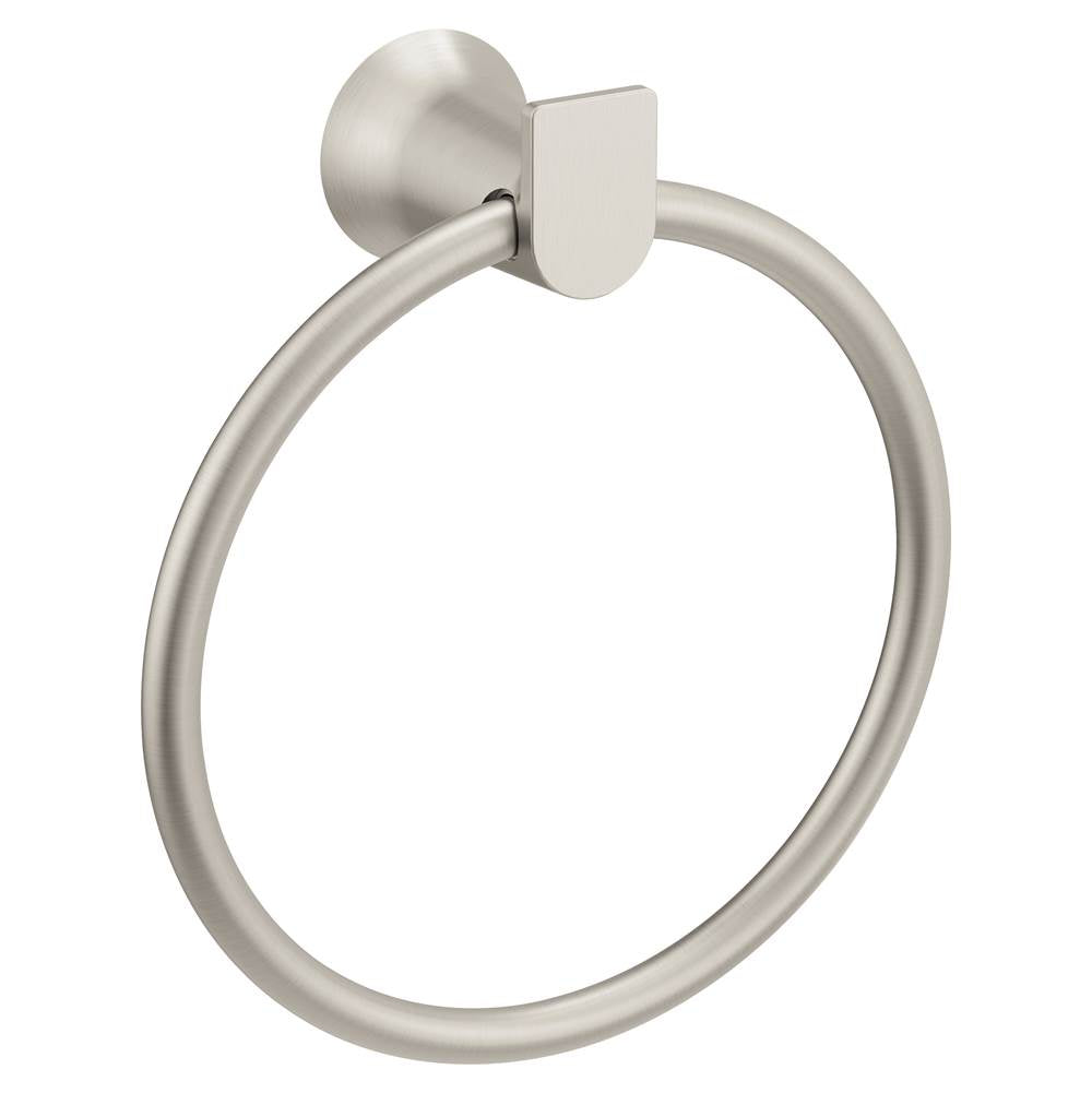 Moen - Brushed Nickel Towel Ring - Brushed Nickel