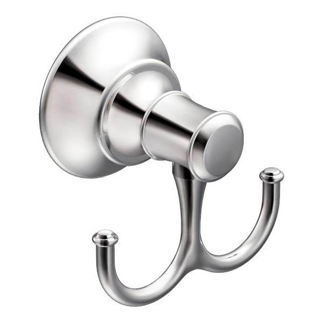 Moen - Chrome Double Robe Hook - Chrome