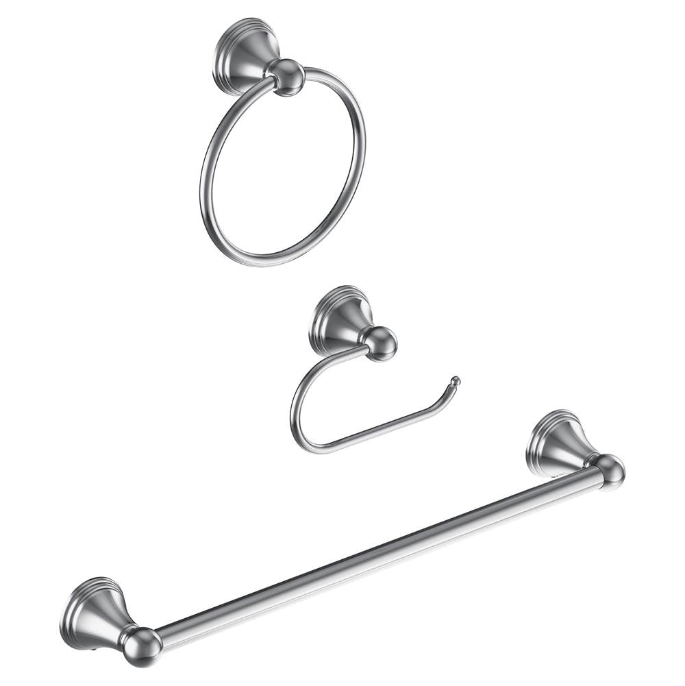 Moen - Preston - Preston Kit (3) Ph/18 Tb/Tr Ch - Chrome