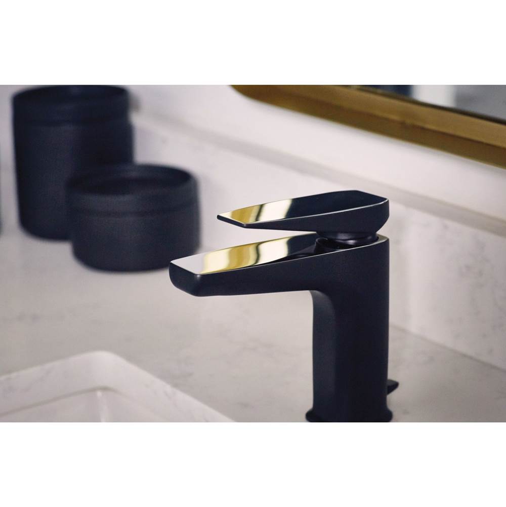 Via One-Handle Modern Bathroom Faucet, Chrome