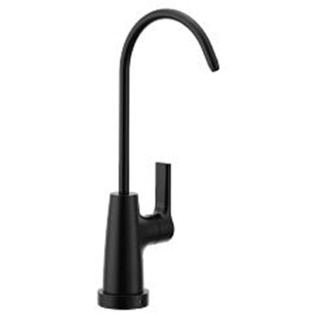 Moen - Matte Black One-Handle Beverage Faucet - Matte Black