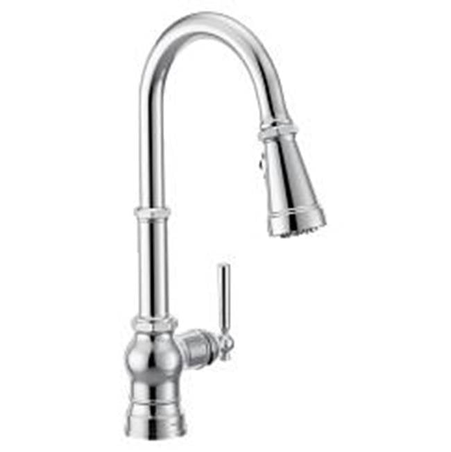 Moen - Chrome One-Handle Pulldown Kitchen Faucet - Chrome