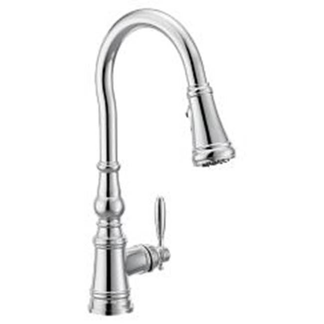 Moen - Chrome One-Handle Pulldown Kitchen Faucet - Chrome