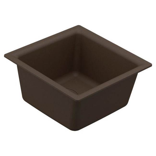 Moen - Granite granite single bowl dual mount sink - Mocha