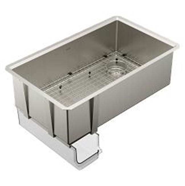 Moen - 33''X22'' Stainless Steel 16 Gauge Single Bowl Sink - Stainless