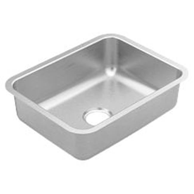 Moen - 23'' x 18'' stainless steel 20 gauge single bowl sink - Stainless