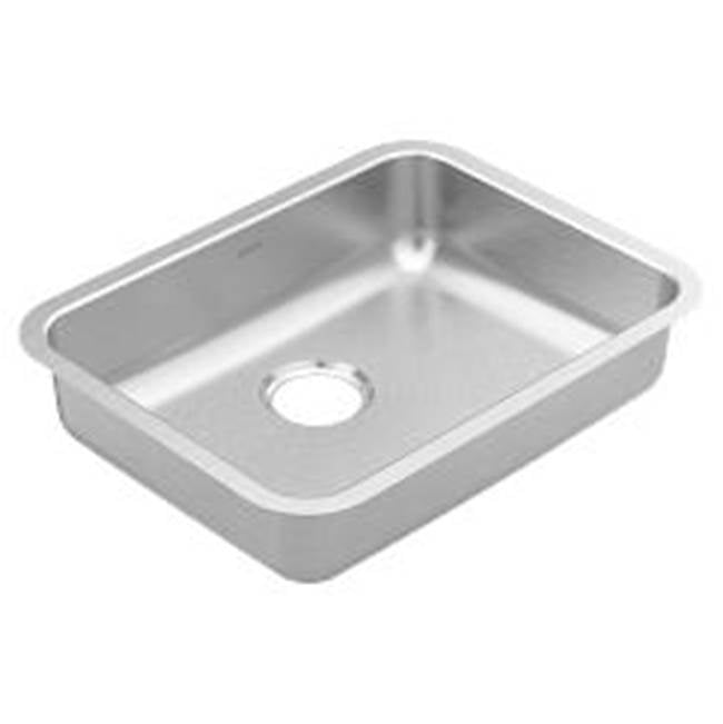 Moen - 23'' x 18'' stainless steel 20 gauge single bowl sink - Stainless