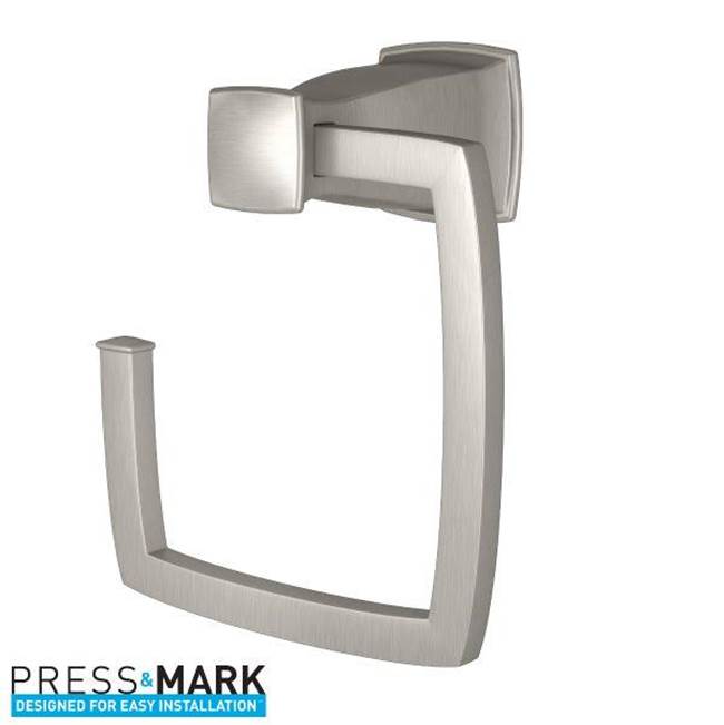 Moen - Brushed Nickel Towel Ring - Brushed Nickel
