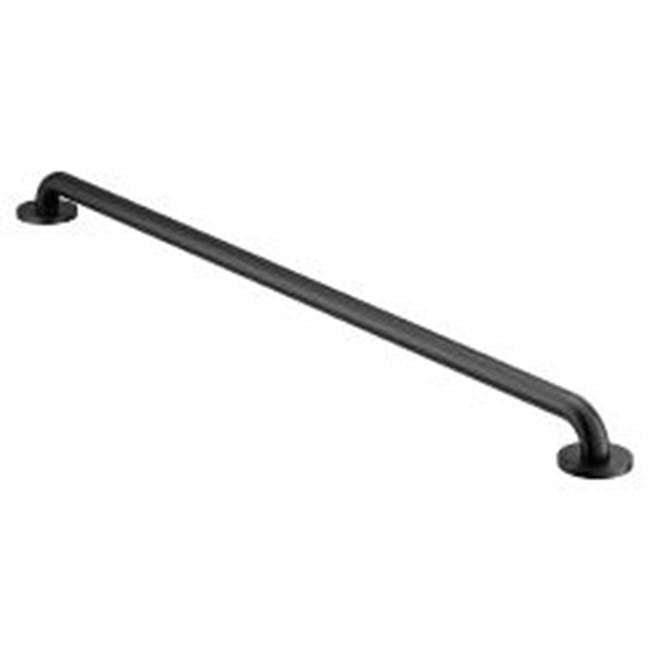 Moen - Matte Black 42'' Concealed Screw Grab Bar - Matte Black