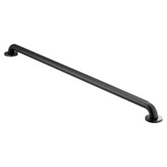 Moen - Matte Black 48'' Concealed Screw Grab Bar - Matte Black