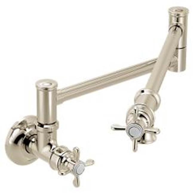 Moen - Polished nickel two-handle kitchen faucet - Polished Nickel