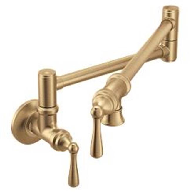 Moen - Chrome Two-Handle Kitchen Faucet - Chrome