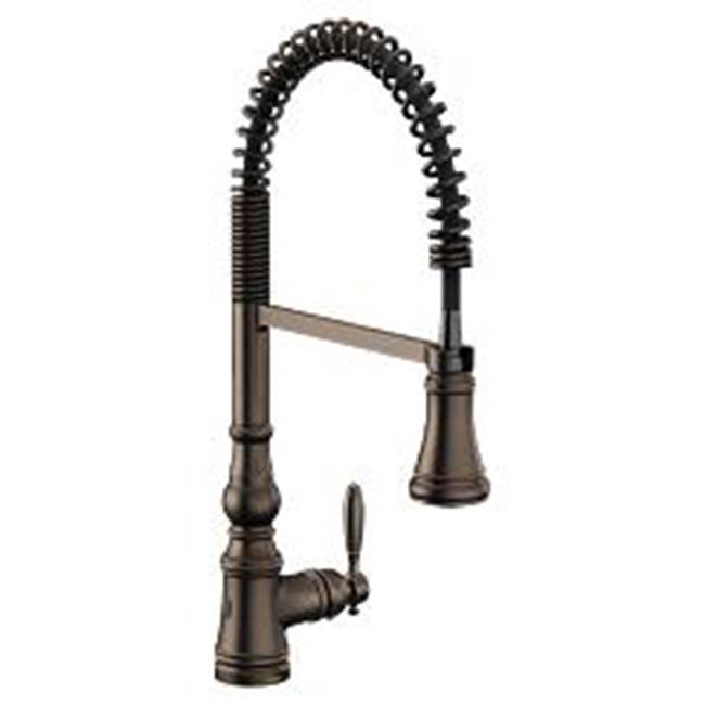 Moen - Oil Rubbed Bronze One-Handle Kitchen Faucet - Oil Rubbed Bronze
