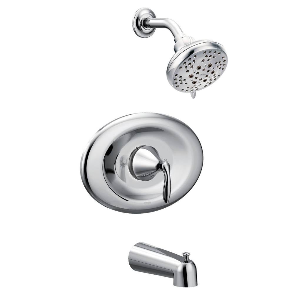 Eva Posi-Temp Eco-Performance Tub and Shower Trim Kit, Valve Required, Chrome