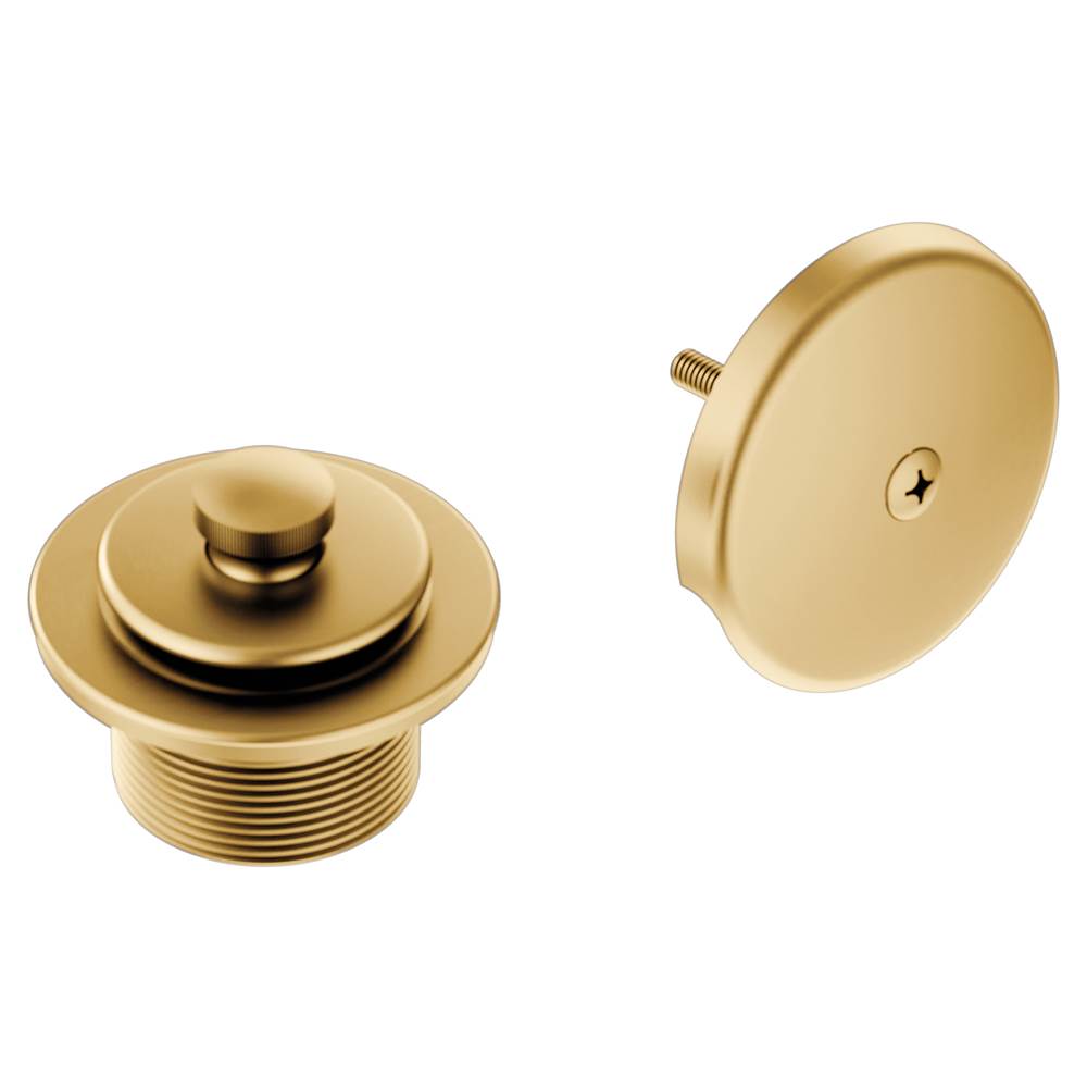 Push-N-Lock Metal Tub and Shower Drain Kit with 1-1/2 Inch Threads , Chrome