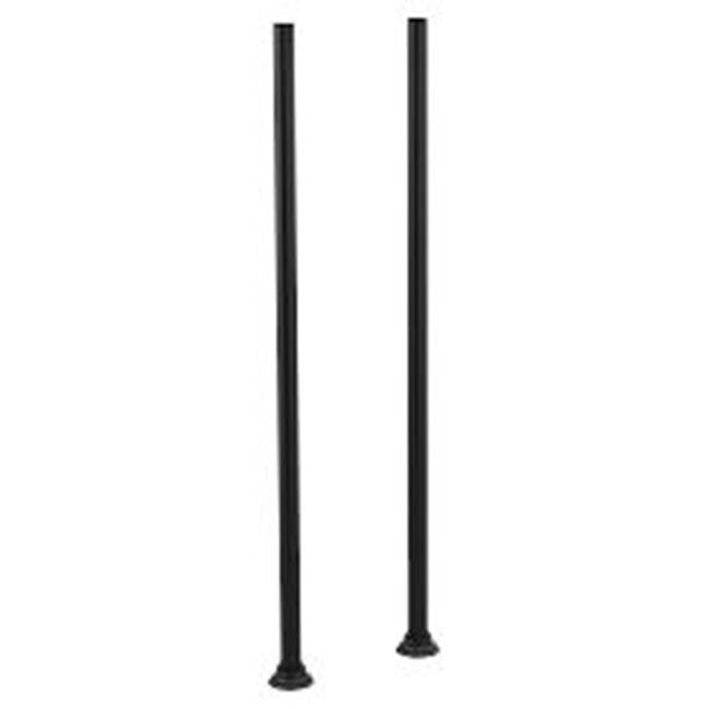 Moen - Weymouth Floor Mount Riser Legs, Matte Black - Matte Black