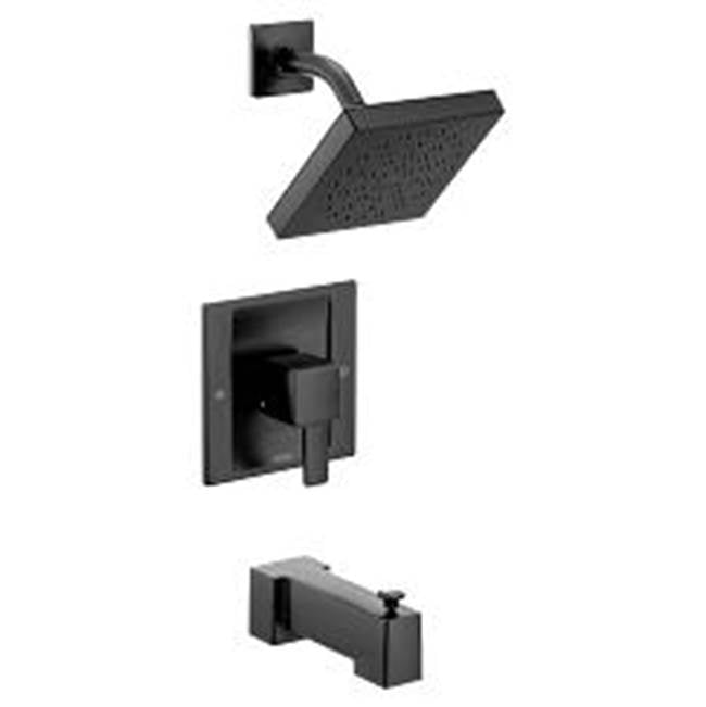 Moen - Matte black Posi-Temp(R) tub/shower - Matte Black