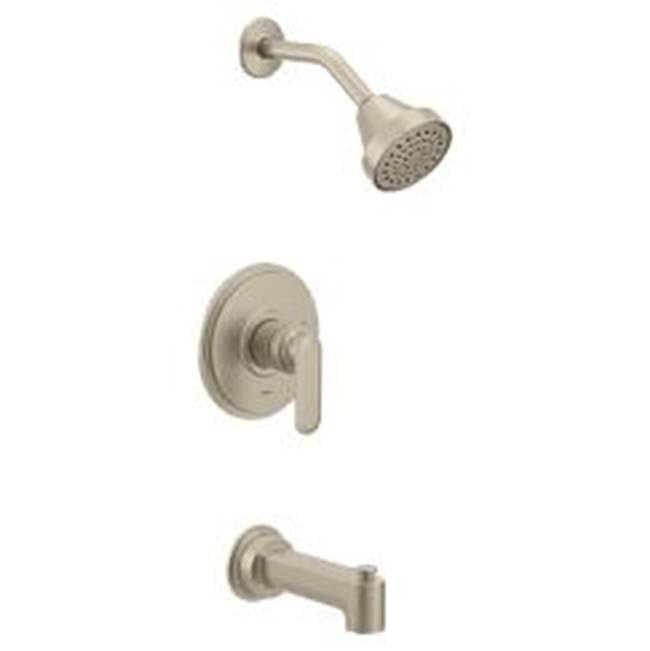 Moen - Brushed nickel M-CORE 2 series tub/shower - Brushed Nickel