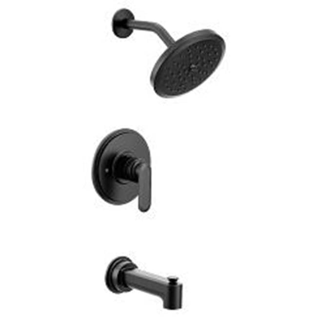 Moen - Chrome M-CORE 3 series tub/shower - Matte Black