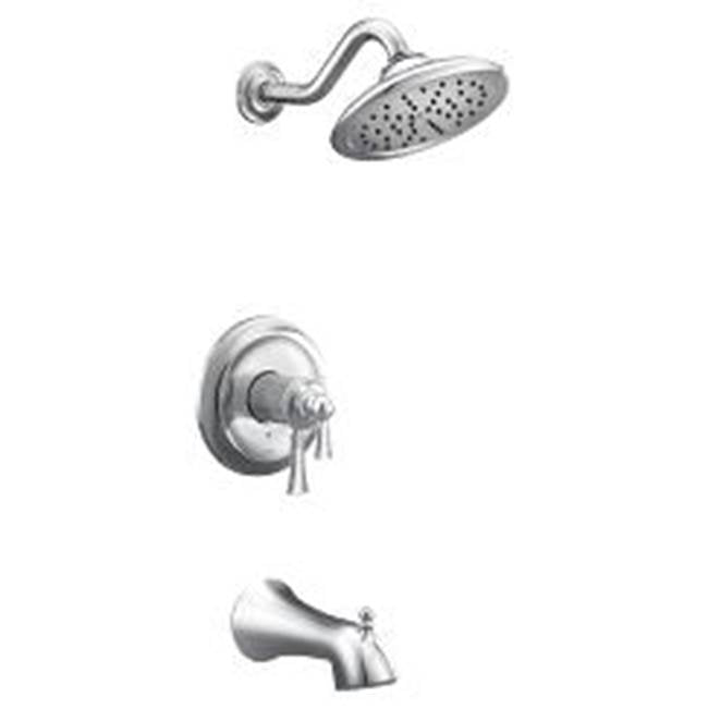 Moen - Wynford Chrome M-Core 4-Series Tub/Shower - Chrome