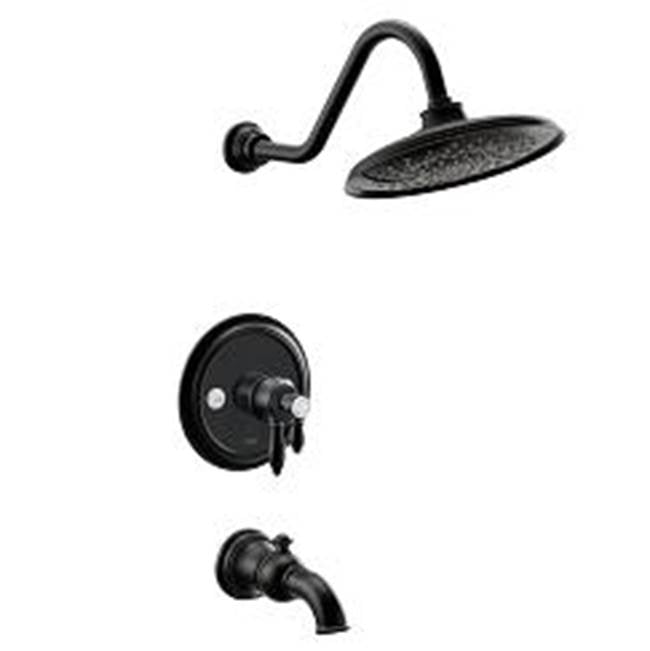 Moen - Matte Black M-Core 4-Series Tub/Shower - Matte Black