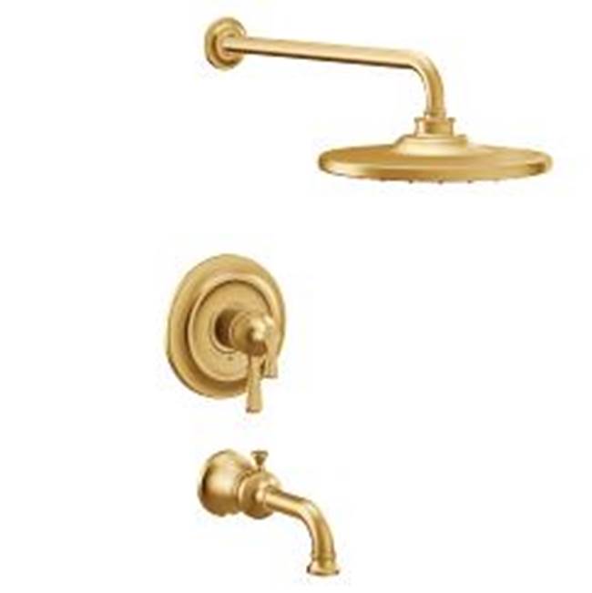 Moen - Brushed Gold M-Core 4-Series Tub/Shower - Brushed Gold