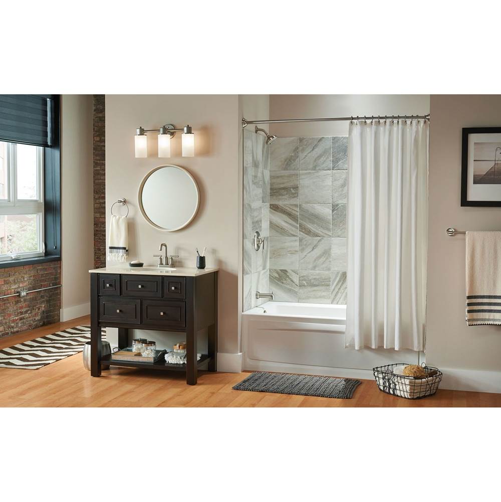 Brushed Nickel Towel Ring