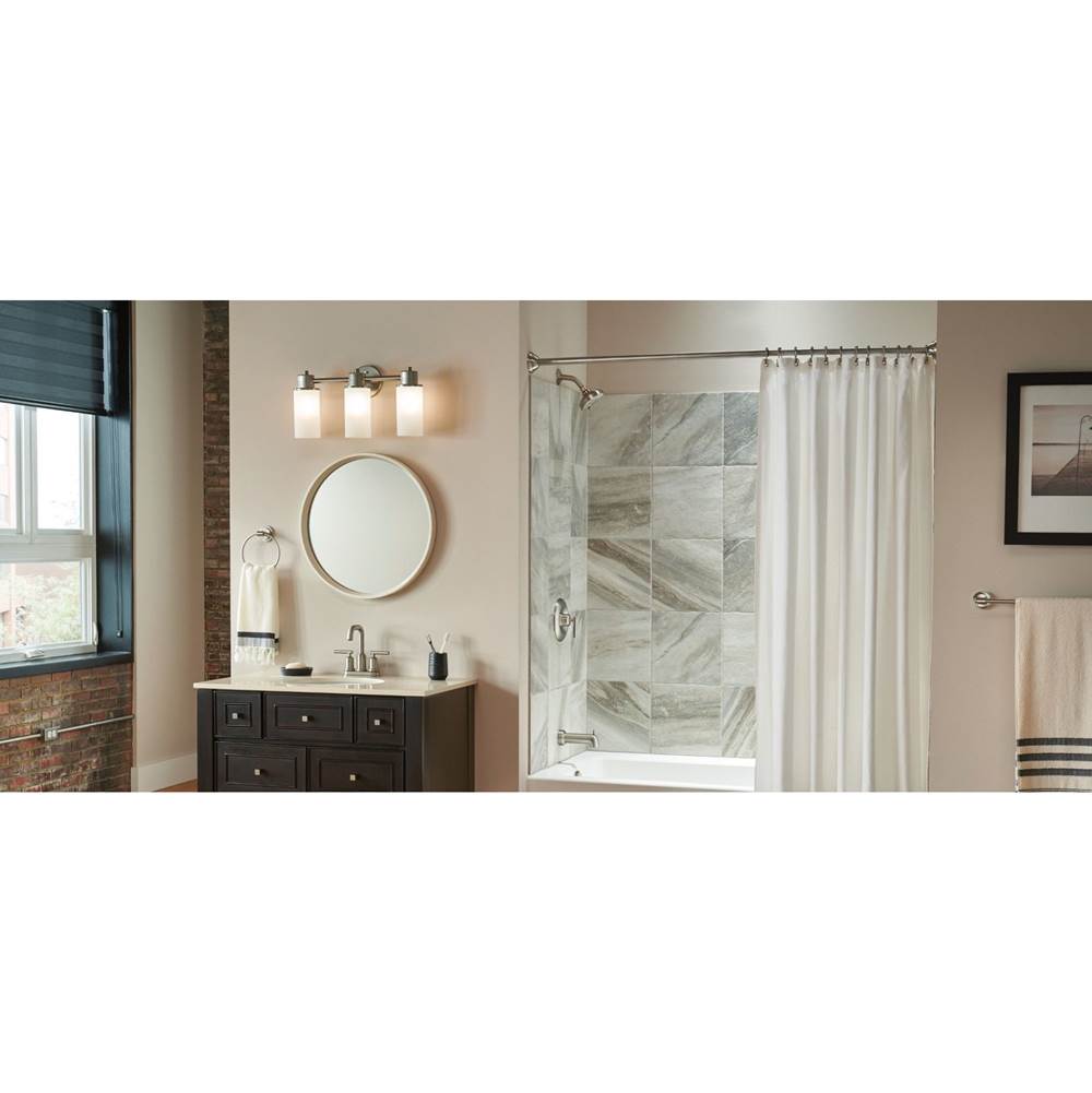 Brushed Nickel Towel Ring