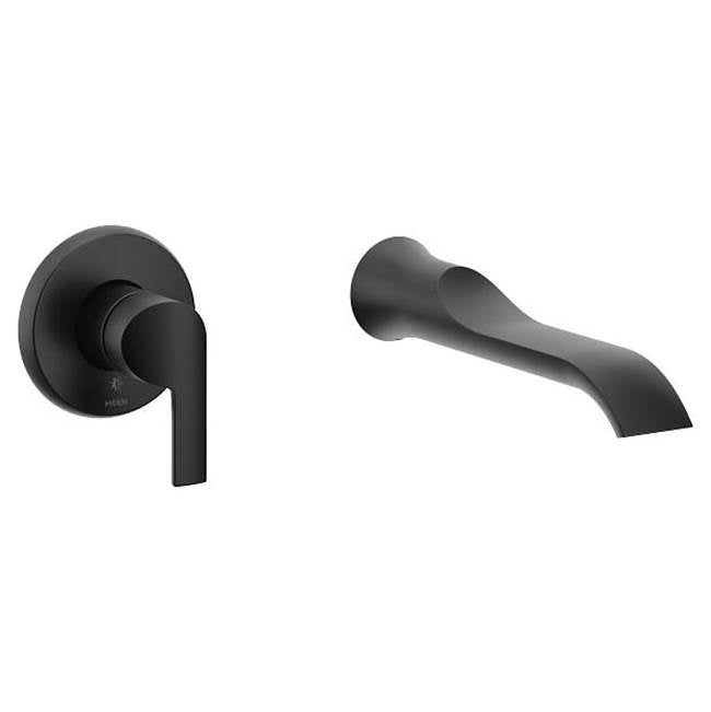 Moen - Doux 1H Wall Mount Tub Bl - Matte Black