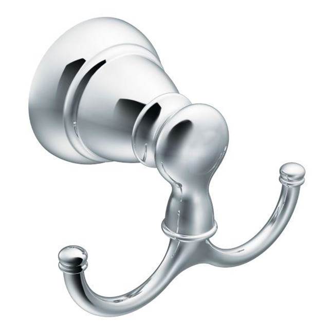 Moen - Chrome Double Robe Hook - Chrome