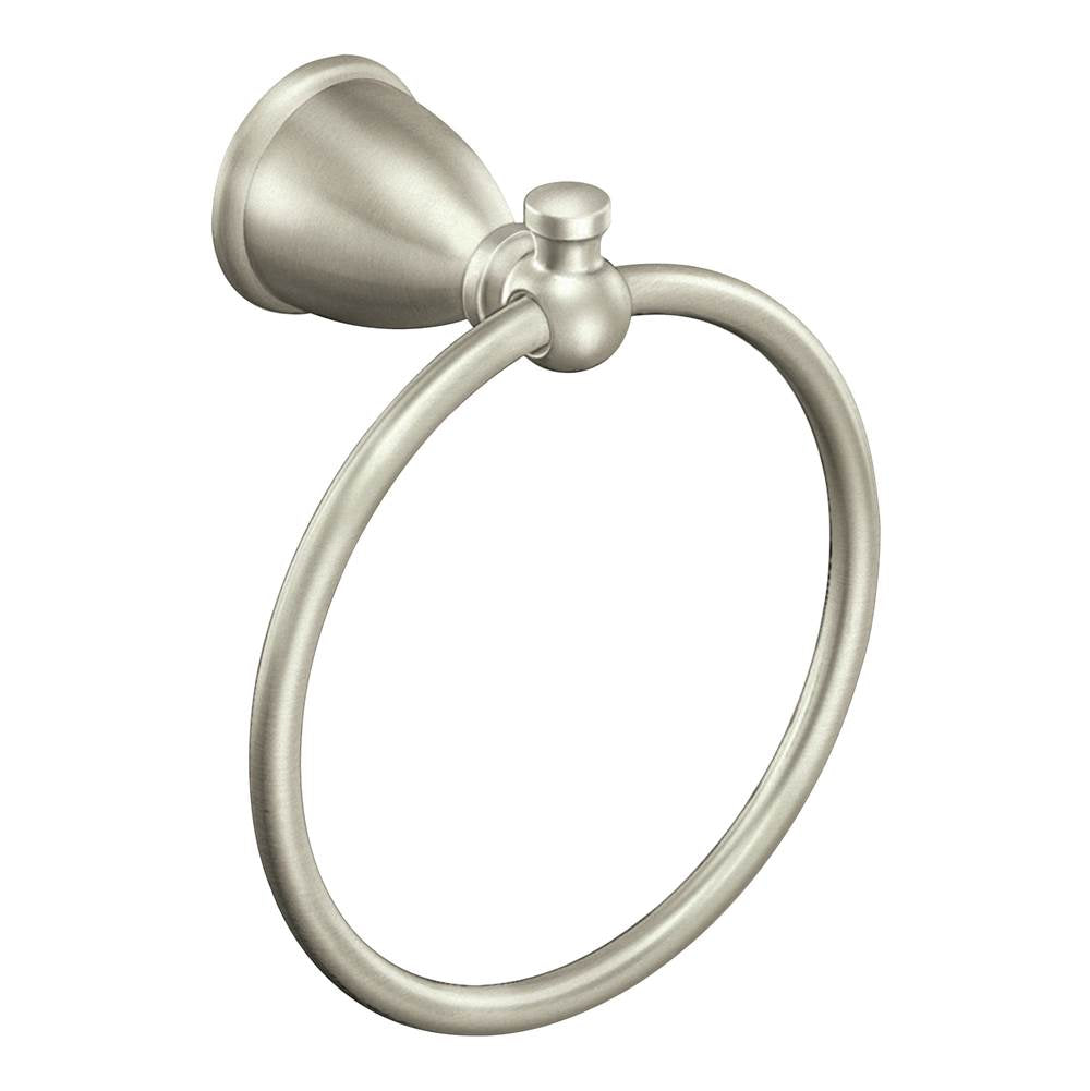 Moen - Brushed Nickel Towel Ring - Brushed Nickel