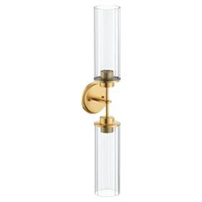 Moen - Brushed Gold Two Globe Bath Light - Brushed Gold