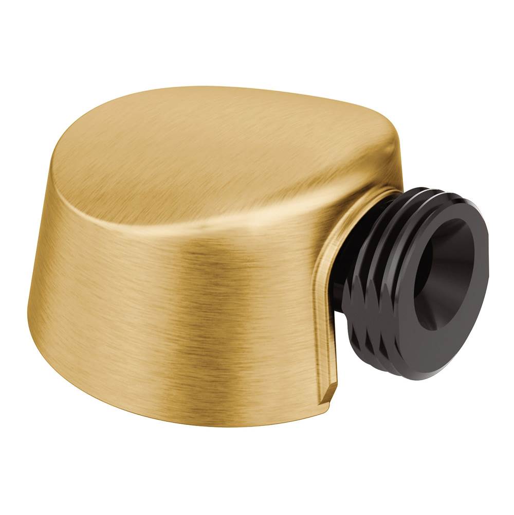 Round Drop Ell Handheld Shower Wall Connector, Chrome