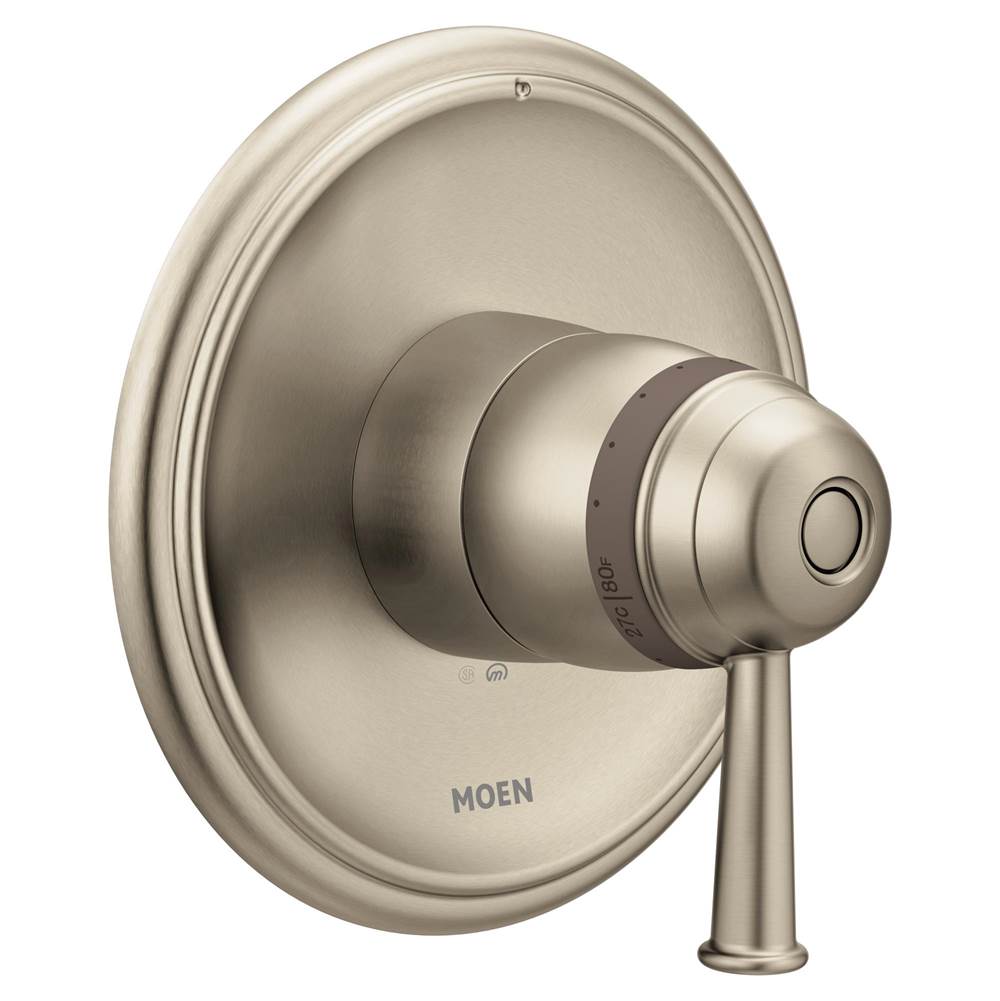 Moen - Belfield ExactTemp Thermostatic Trim Kit, Valve Required, Brushed Nickel - Brushed Nickel