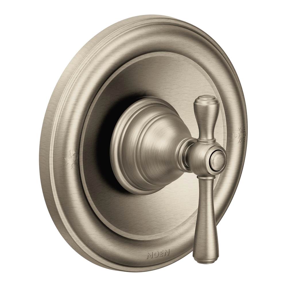 Moen - Kingsley Moentrol Tub Shower Trim Kit, Valve Required, Brushed Nickel - Brushed Nickel