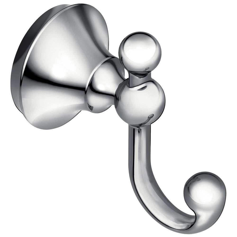 Moen - Chrome Double Robe Hook - Chrome