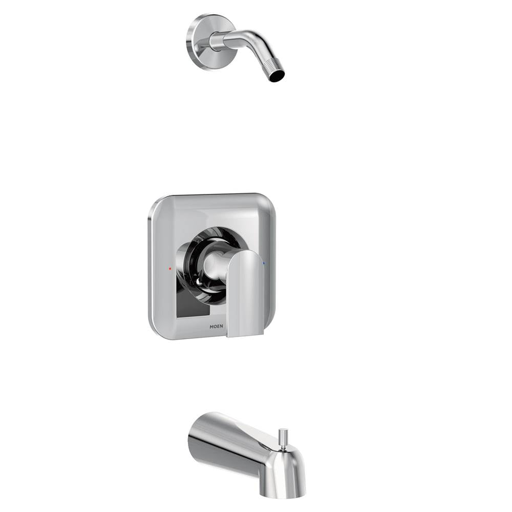 Moen - Moen , Genta LX Posi-Temp One-Handle Tub/Shower Trim Valve Without Showerhead, Chrome - Chrome