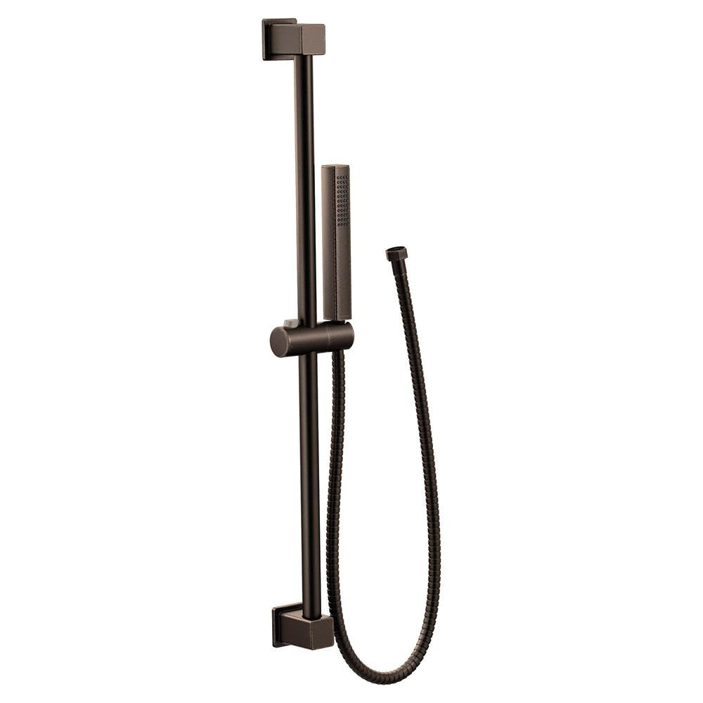 Moen - One-Function Eco-Performance Handshower with Slide Bar, Oil Rubbed Bronze - Oil Rubbed Bronze