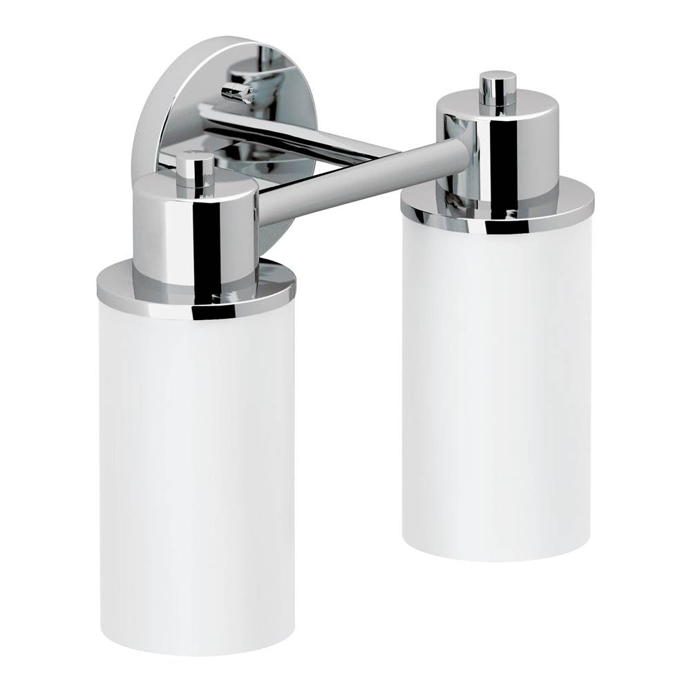 Moen - Chrome Two Globe Bath Light - Chrome